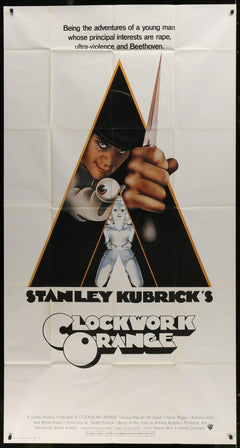 A Clockwork Orange Movie Poster 1971 3 Sheet (41x81)