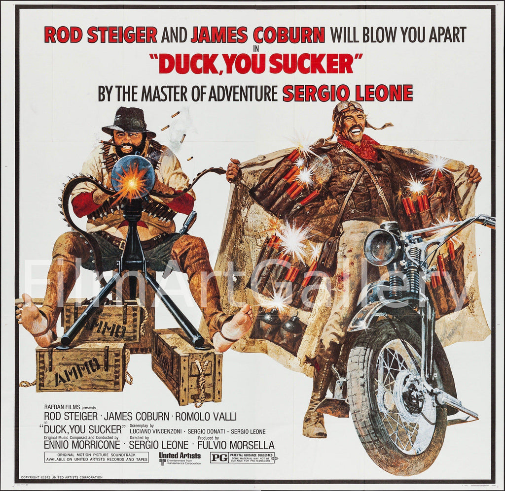 A Fistful of Dynamite (Duck You Sucker) Original Vintage Movie Poster