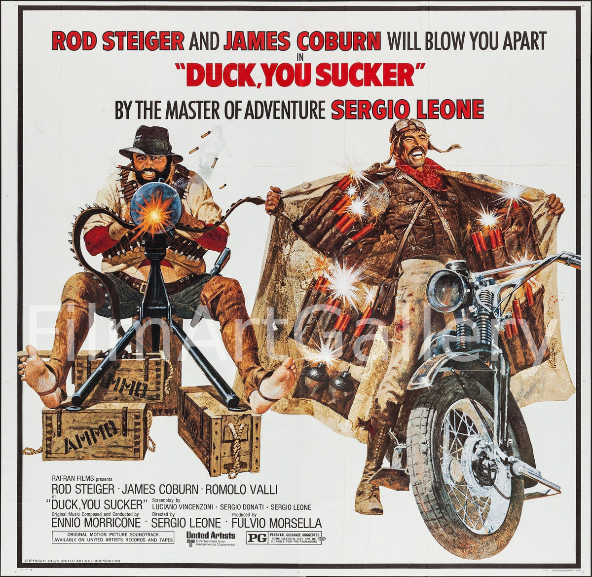 A Fistful of Dynamite (Duck You Sucker) Original Vintage Movie Poster