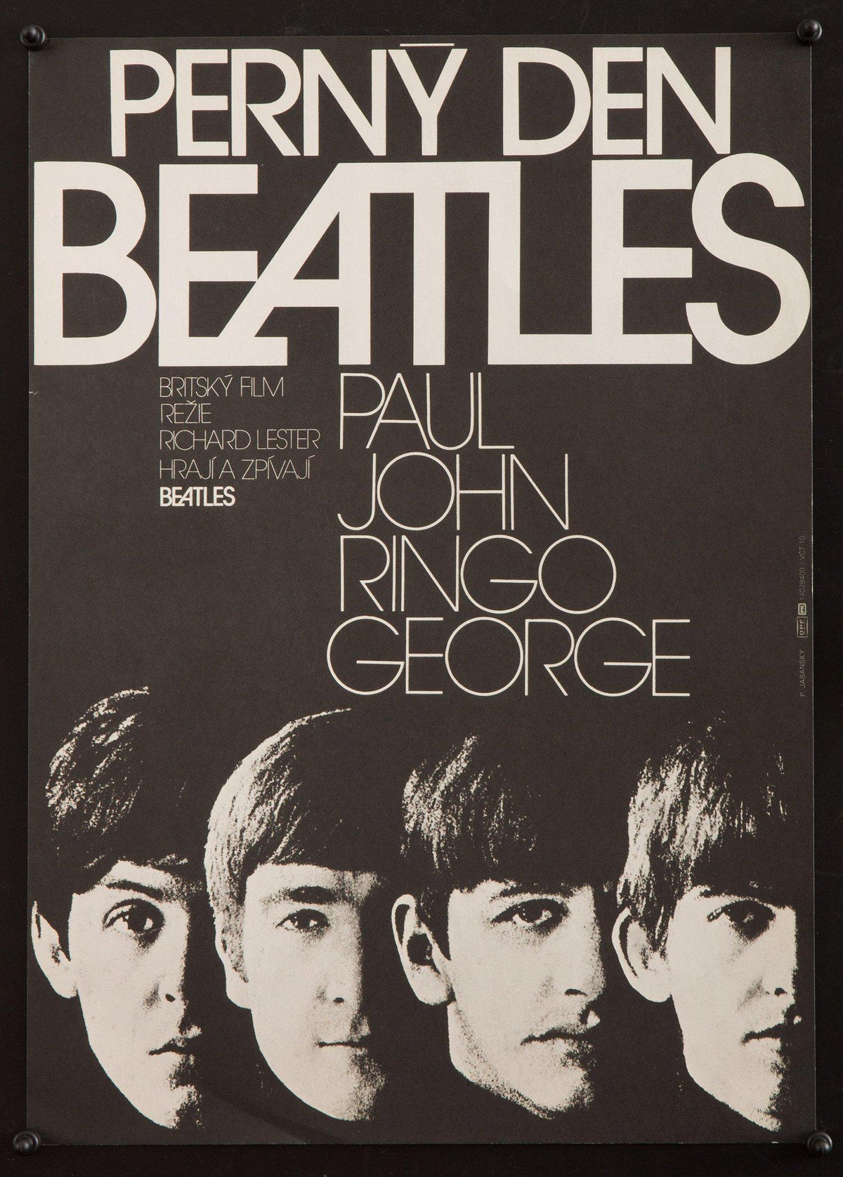 A Hard Day&#39;s Night Original Vintage Movie Poster