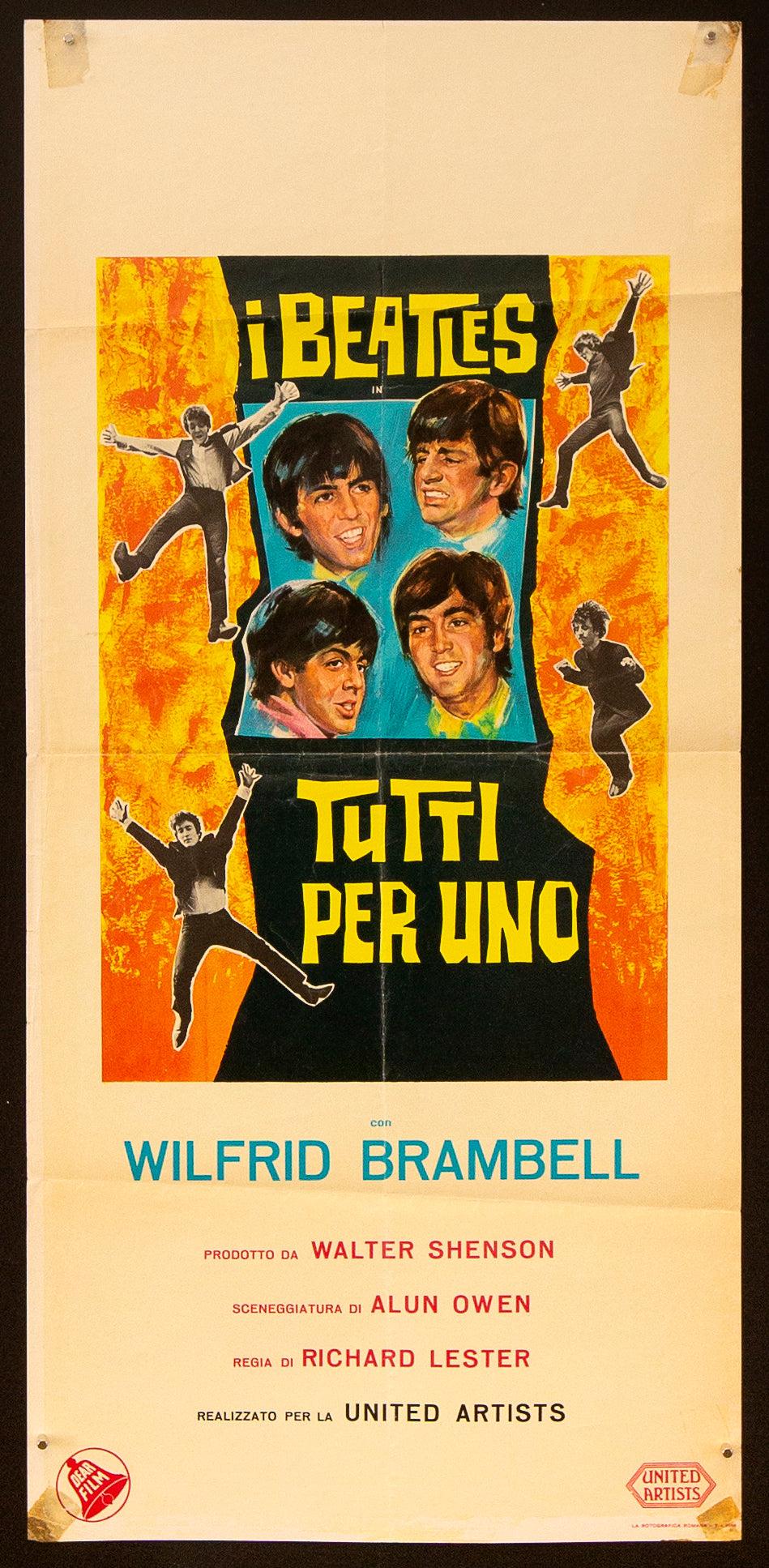 A Hard Day&#39;s Night Original Vintage Movie Poster
