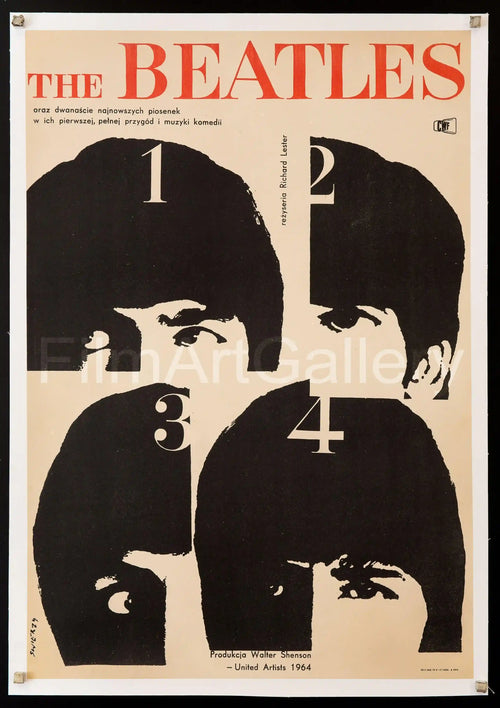 A Hard Day's Night Original Vintage Movie Poster