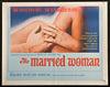 A Married Woman (Une Femme Mariee) Half sheet (22x28) Original Vintage Movie Poster