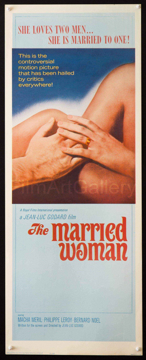 A Married Woman (Une Femme Mariee) Original Vintage Movie Poster