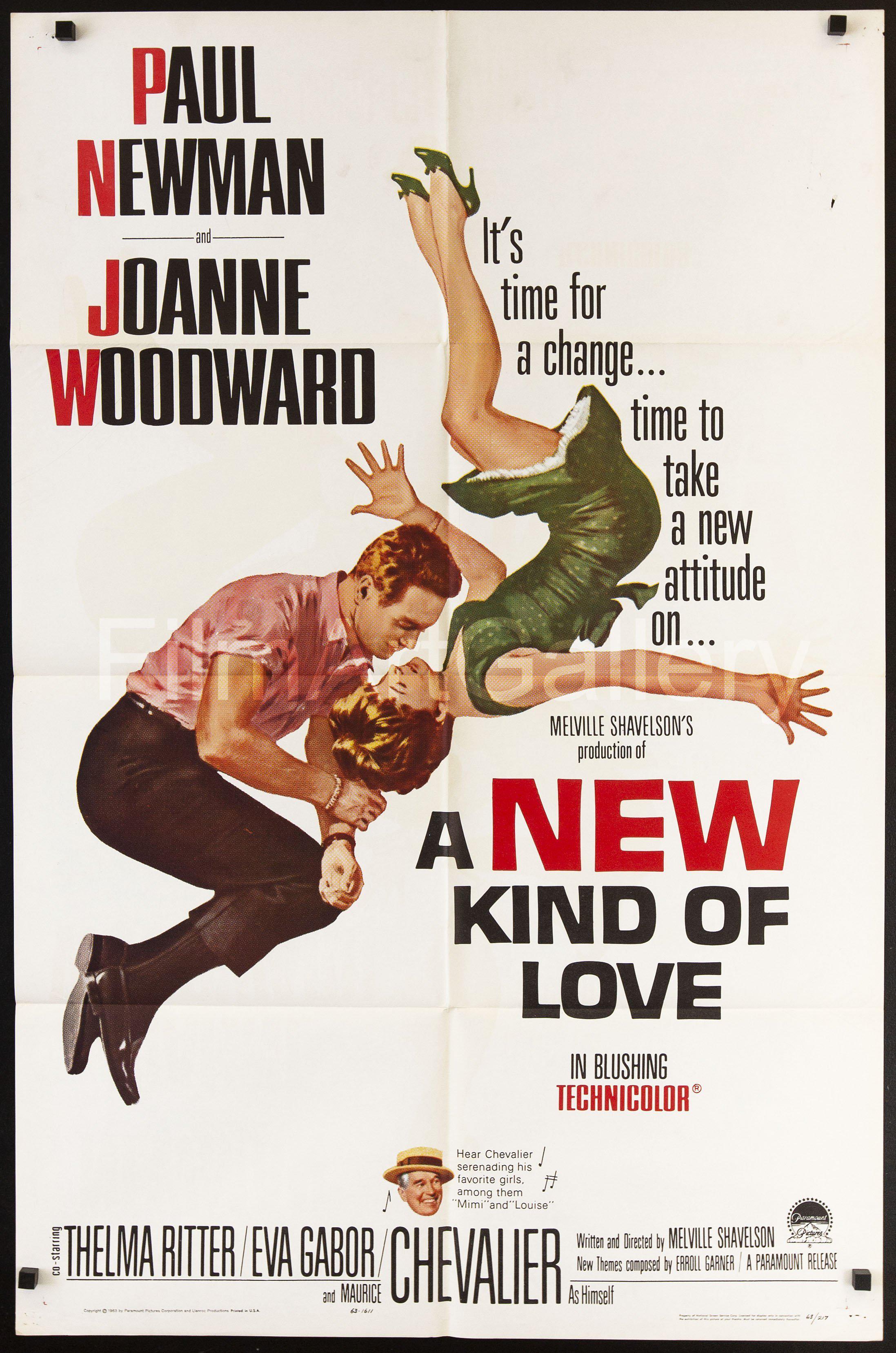 A New Kind of Love Movie Poster 1963 Sheet (27x41)
