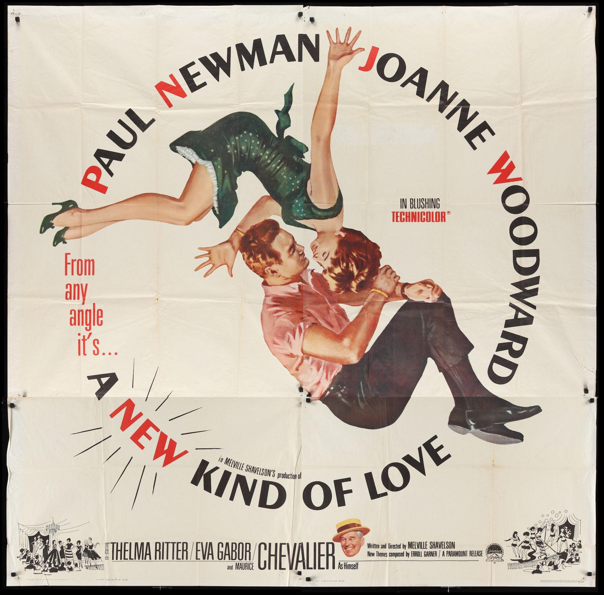 A New Kind of Love Movie Poster 1963 Sheet (81x81)