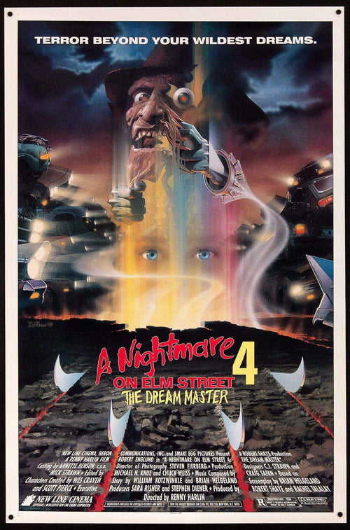 A Nightmare On Elm Street 4 Original Vintage Movie Poster