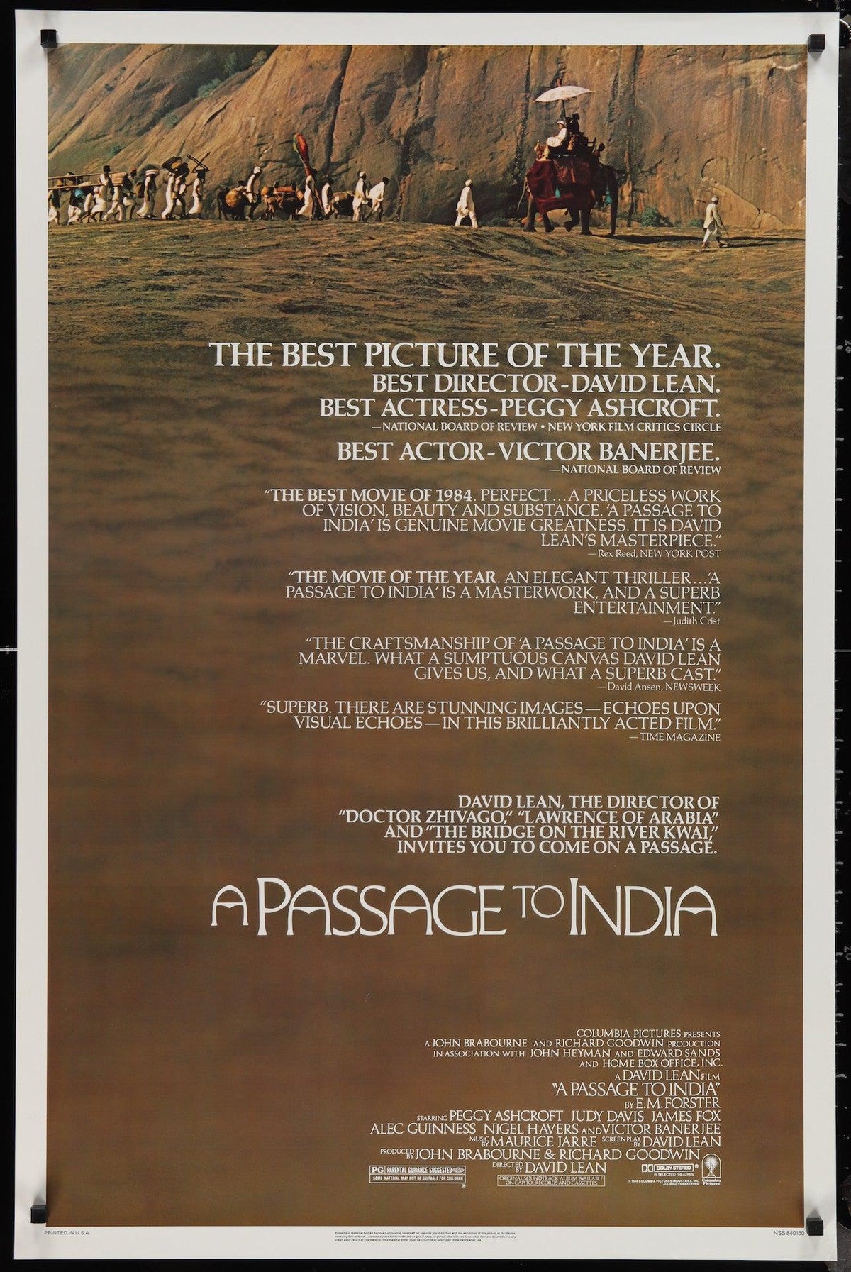 A Passage to India Original Vintage Movie Poster