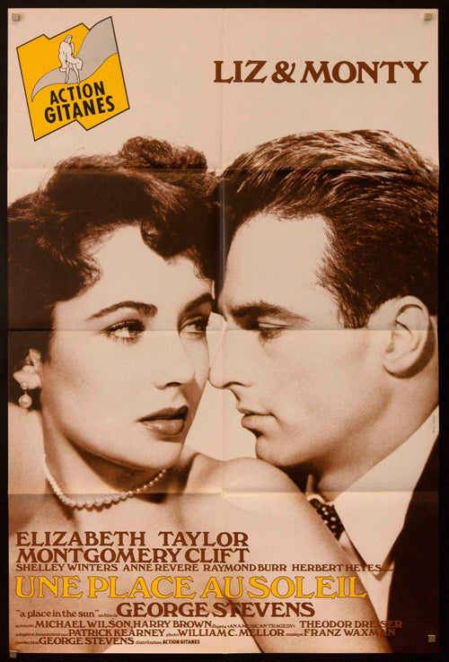 A Place In the Sun Original Vintage Movie Poster