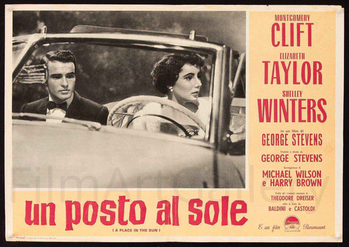 A Place In the Sun Original Vintage Movie Poster