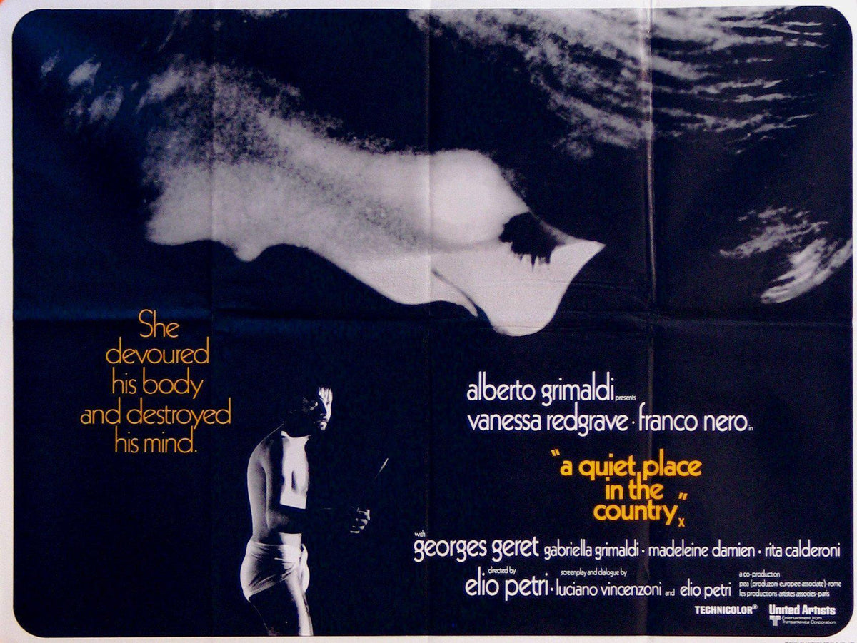 A Quiet Place in the Country Original Vintage Movie Poster
