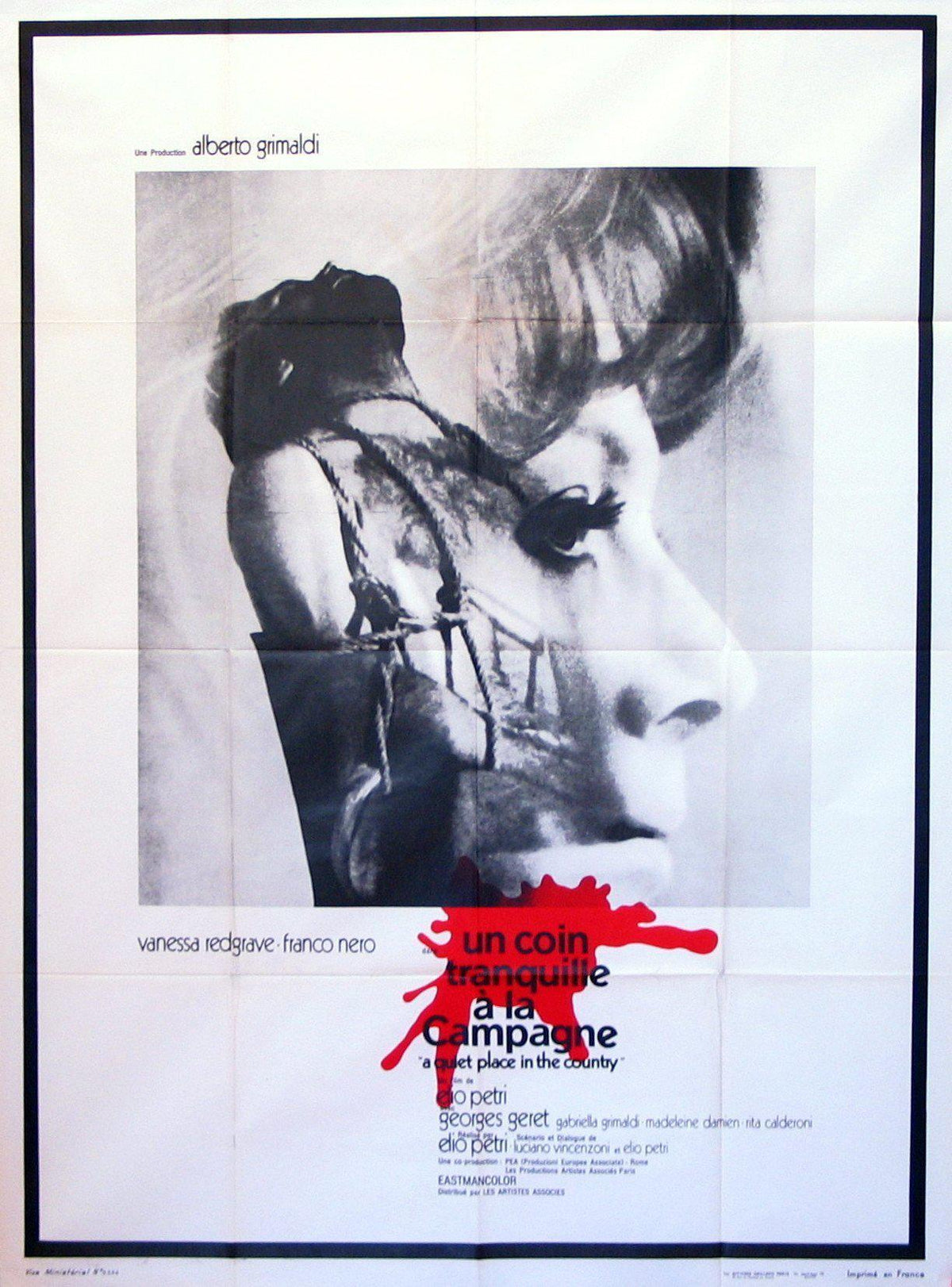 A Quiet Place in the Country Original Vintage Movie Poster