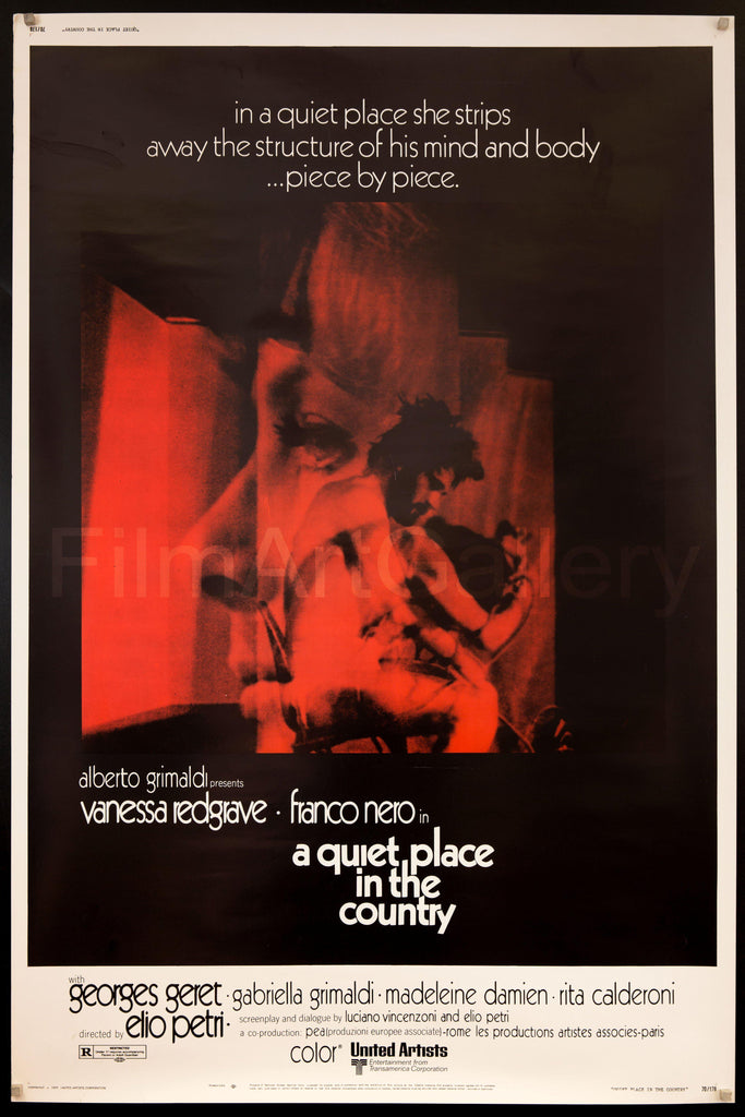 A Quiet Place in the Country Original Vintage Movie Poster