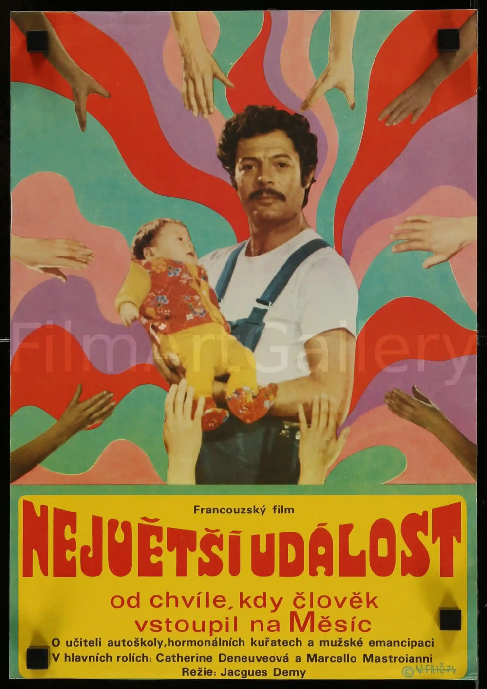 A Slightly Pregnant Man (L'Evenement Le Plus..) Original Vintage Movie Poster