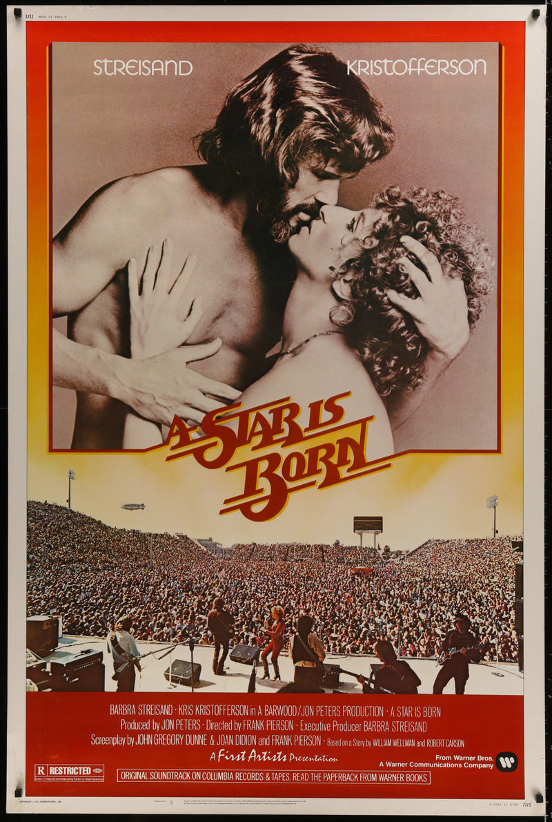 A Star is Born 40x60 Original Vintage Movie Poster