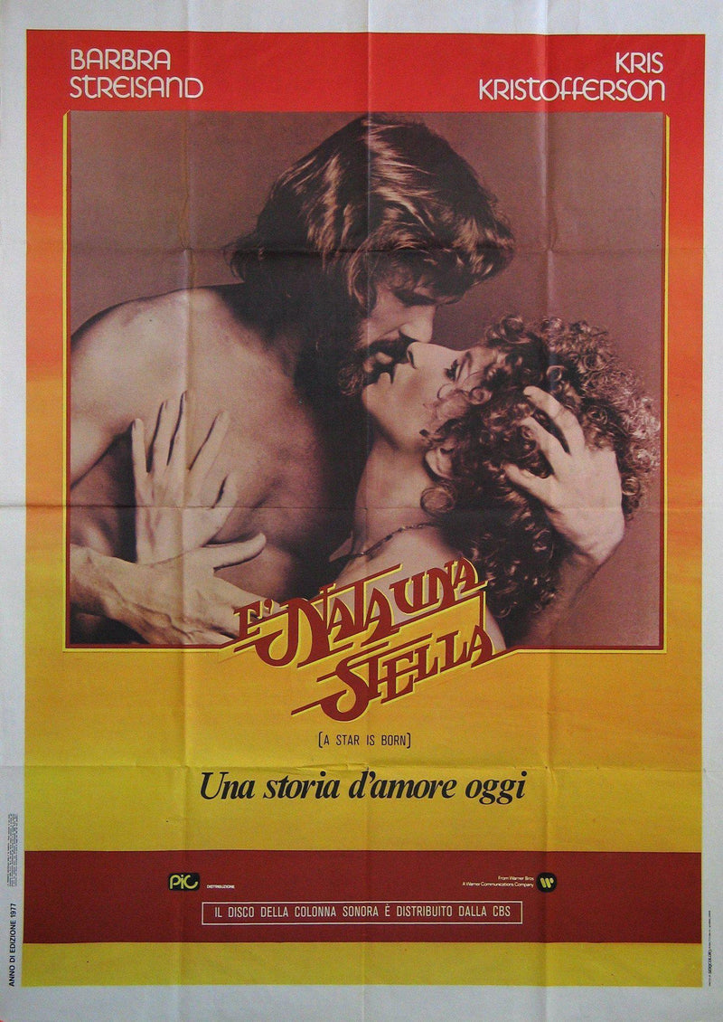 A Star is Born Italian 2 foglio (39x55) Original Vintage Movie Poster