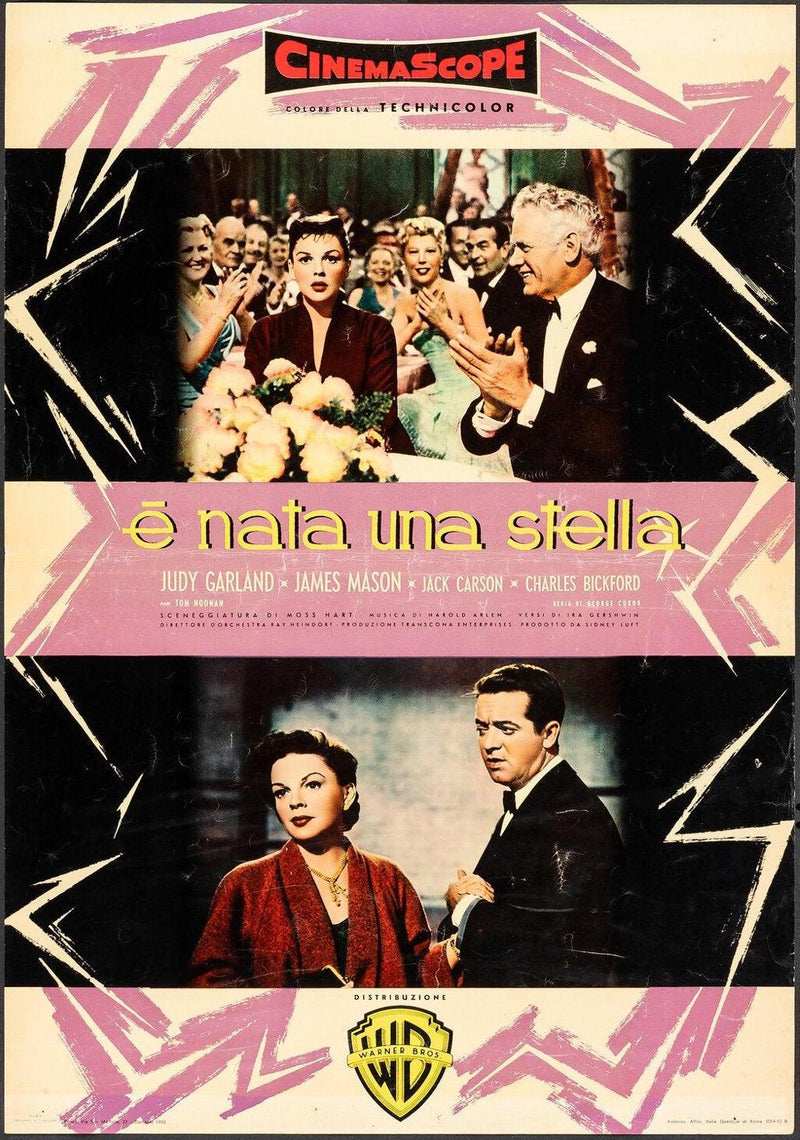 A Star is Born Italian Photobusta (18x26) Original Vintage Movie Poster