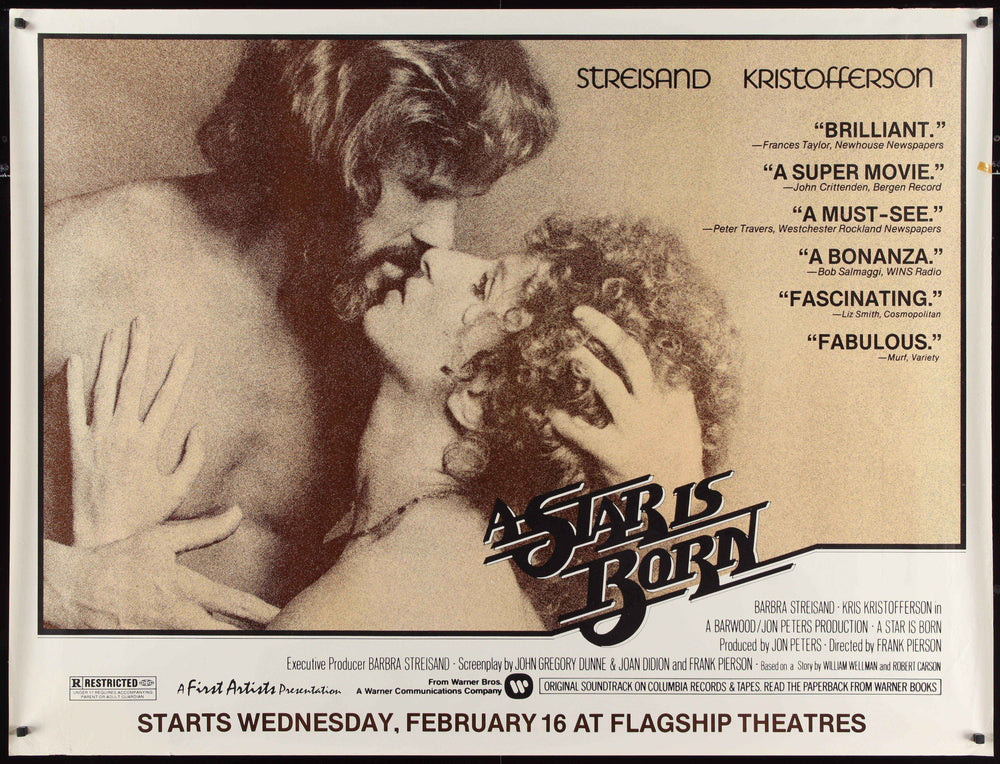 A Star is Born Original Vintage Movie Poster