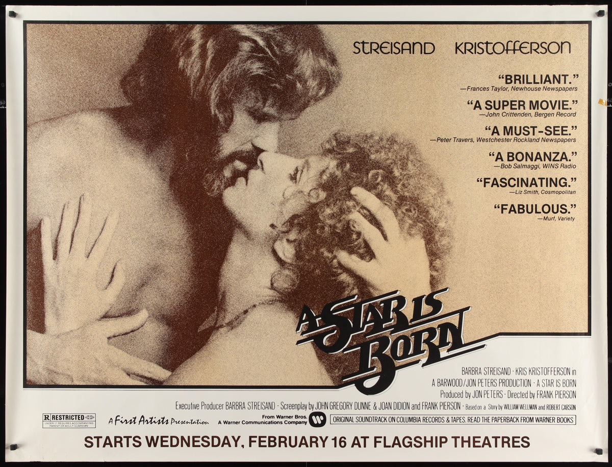 A Star is Born Original Vintage Movie Poster