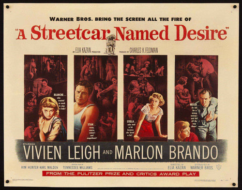 A Streetcar Named Desire Original Vintage Movie Poster