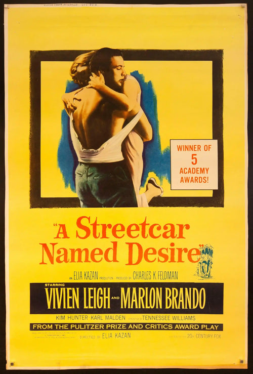A Streetcar Named Desire Original Vintage Movie Poster