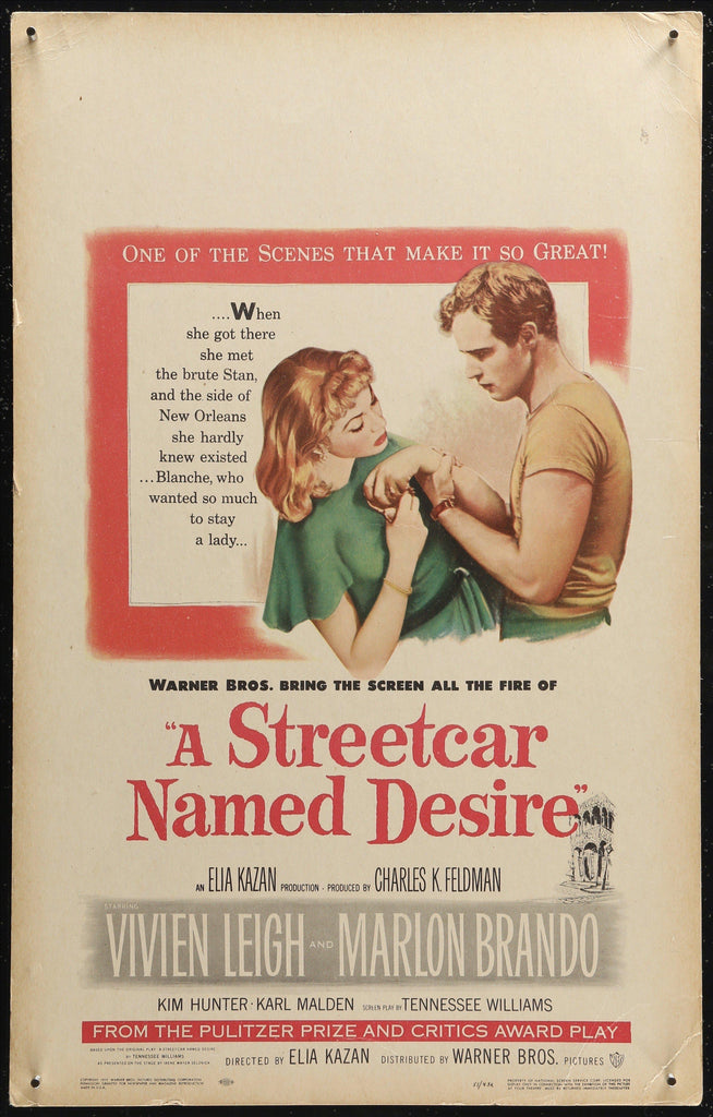 A Streetcar Named Desire Original Vintage Movie Poster