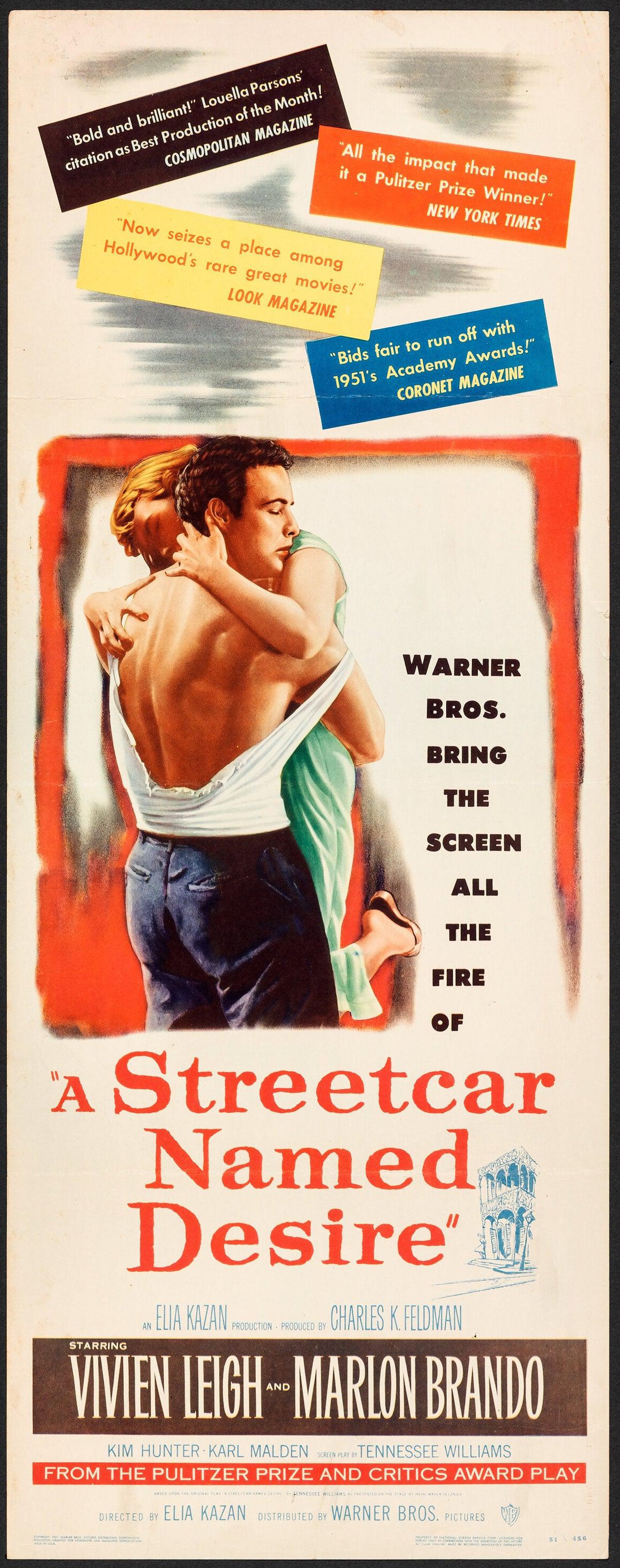 A Streetcar Named Desire Original Vintage Movie Poster