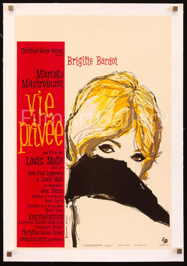 A Very Private Affair (Vie Privee) Original Vintage Movie Poster