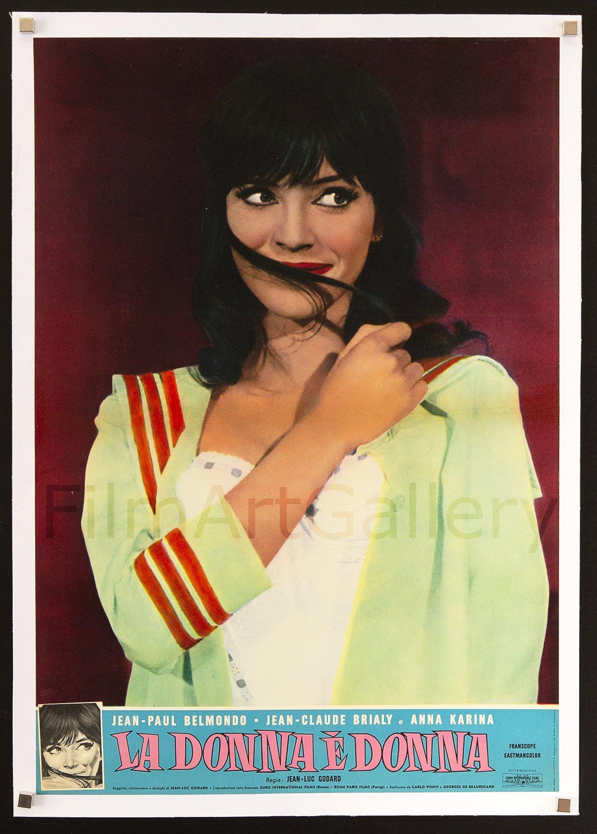 A Woman Is a Woman (Une Femme Est Une Femme) Original Vintage Movie Poster