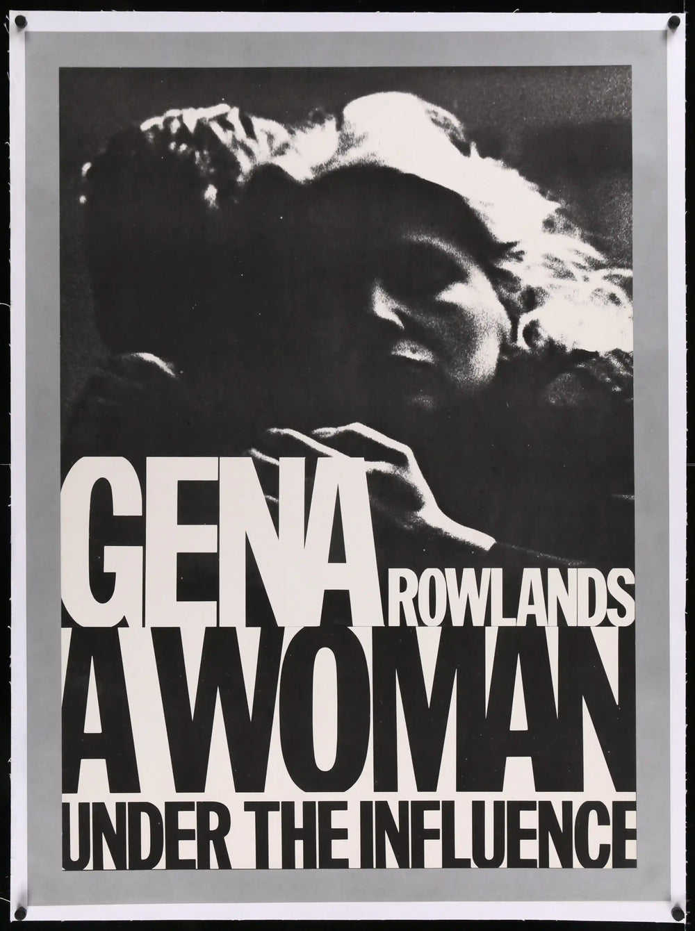 A Woman Under the Influence Original Vintage Movie Poster