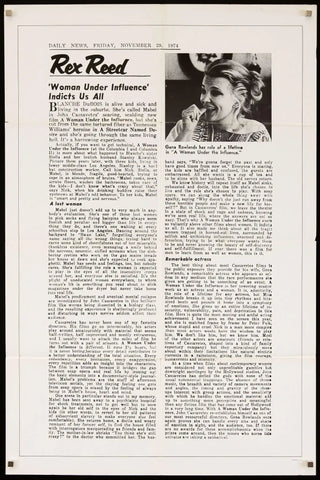 A WOMAN UNDER THE INFLUENCE