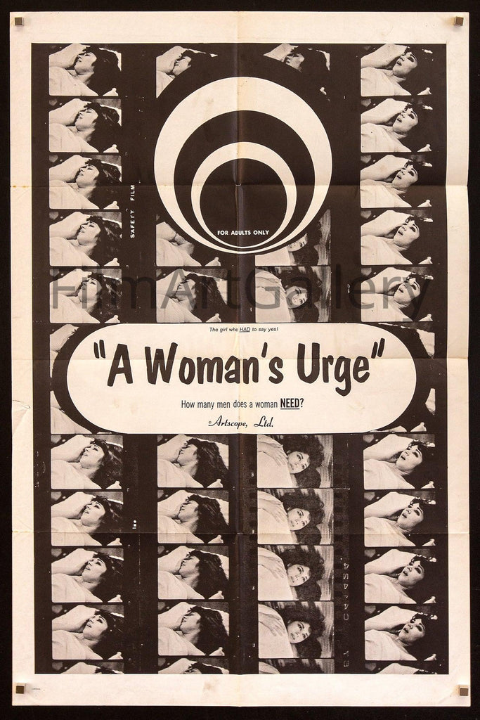 A Woman's Urge Original Vintage Movie Poster