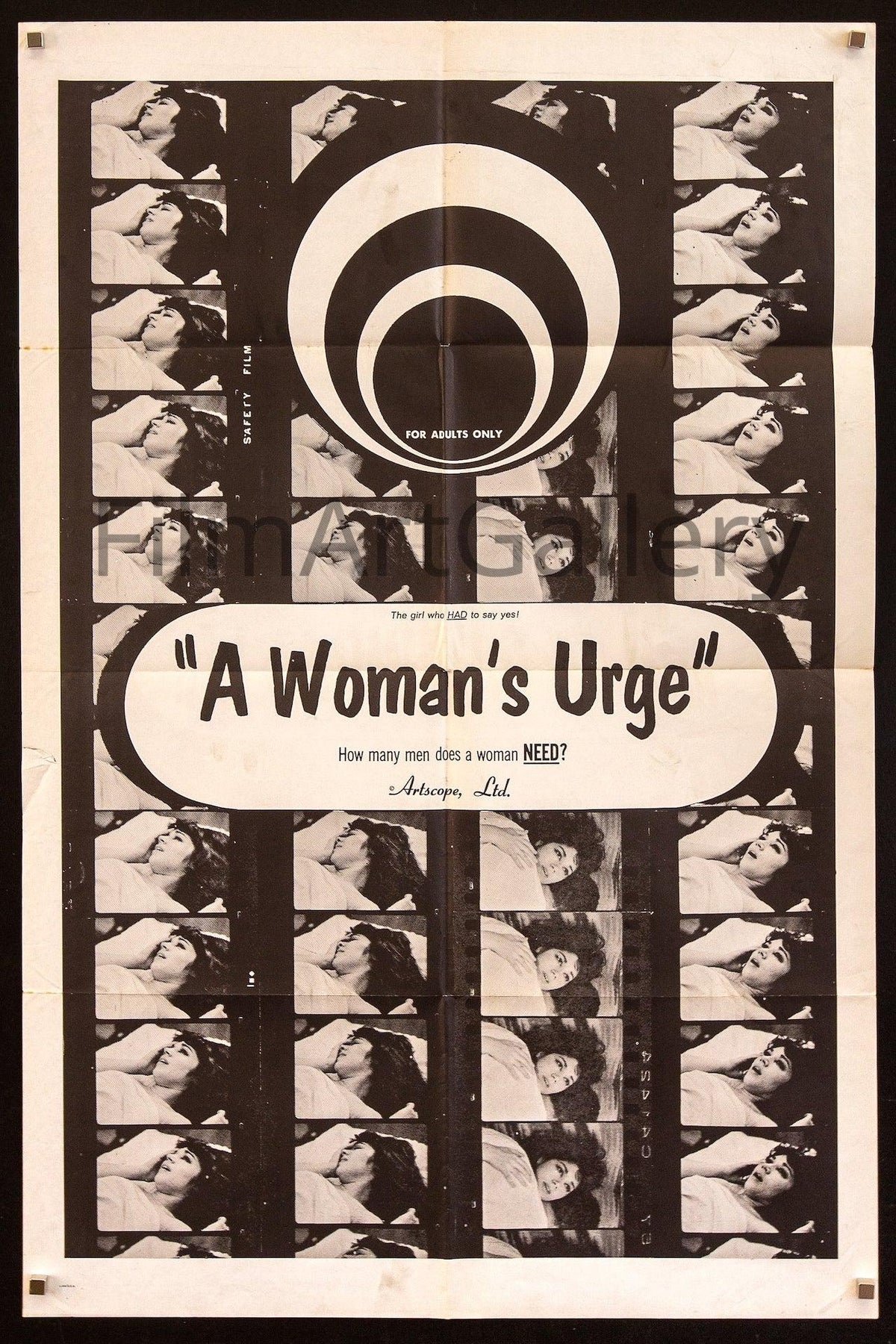 A Woman&#39;s Urge Original Vintage Movie Poster