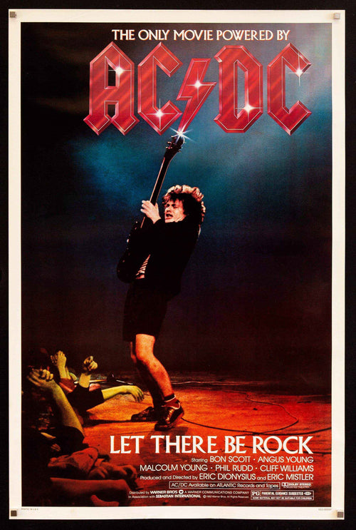 AC/DC: Let There Be Rock Original Vintage Movie Poster