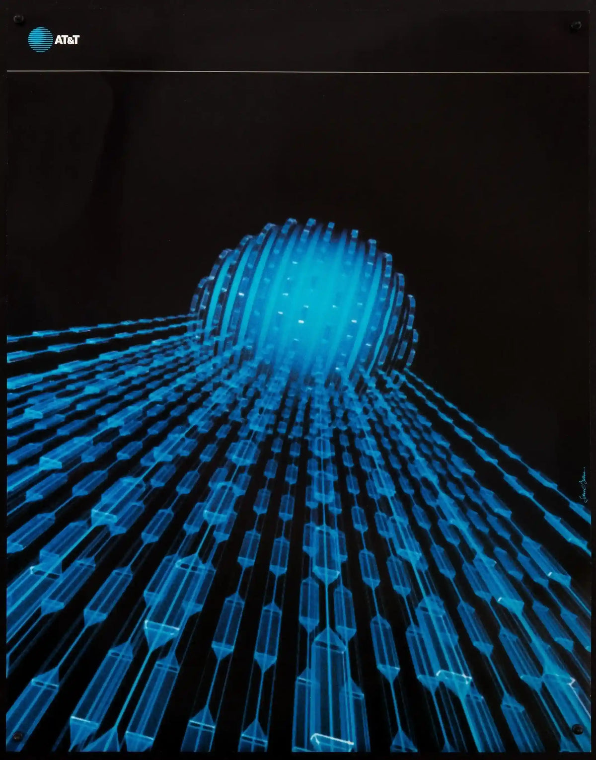 AT&T Movie Poster 1984 22x28