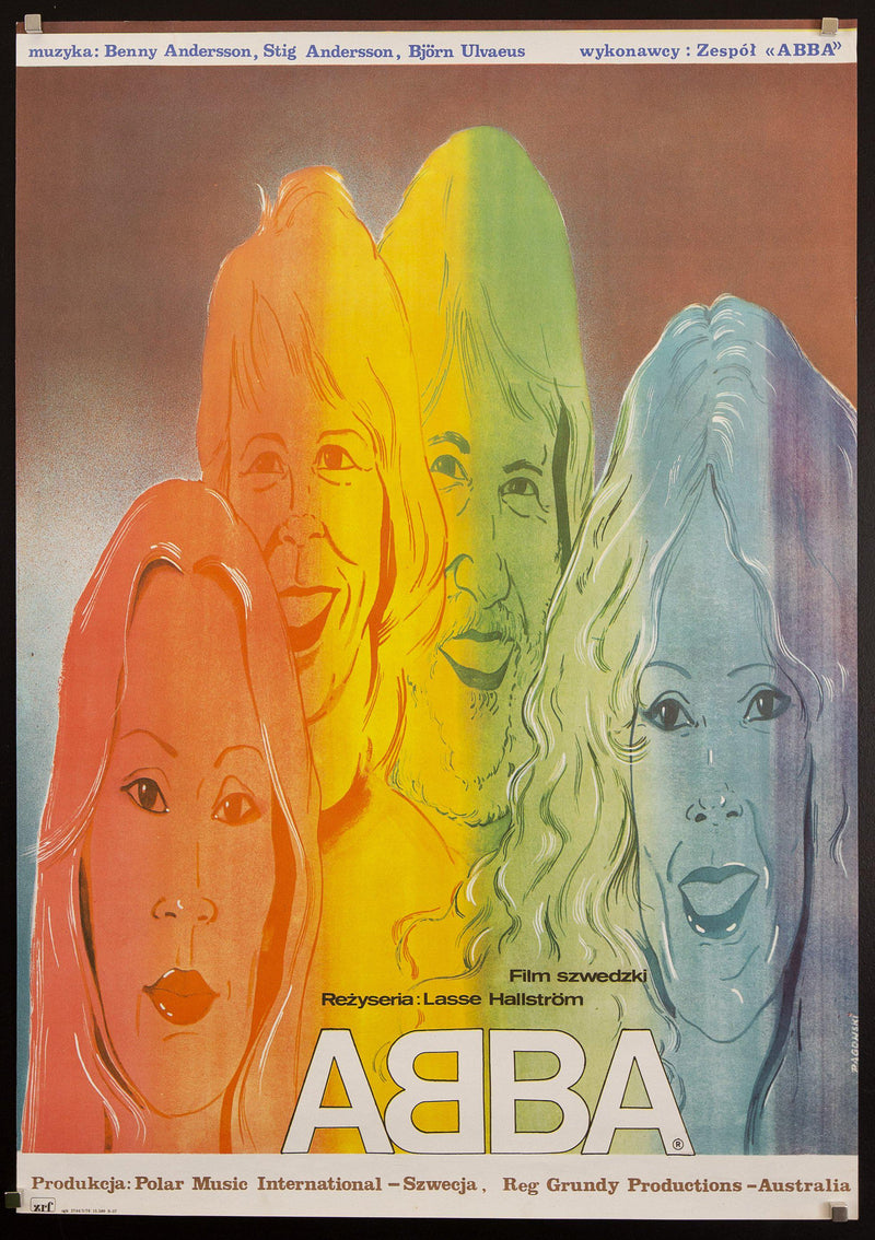 Abba The Movie Polish B1 (26x38) Original Vintage Movie Poster