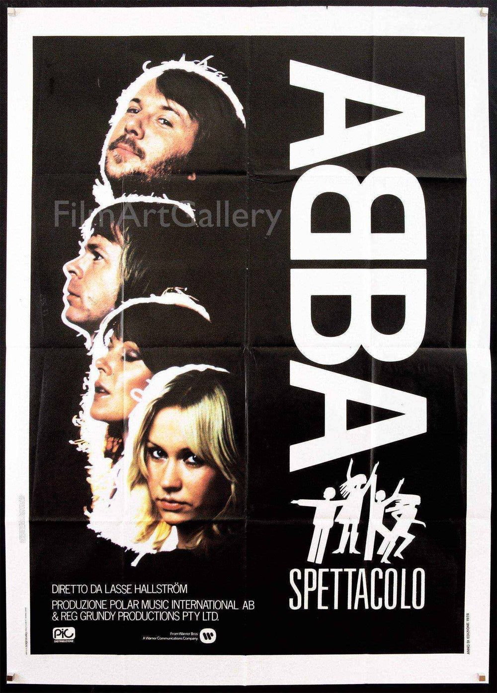 Abba The Movie Original Vintage Movie Poster