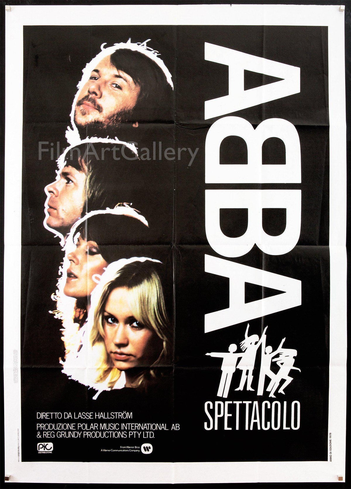 Abba The Movie Original Vintage Movie Poster