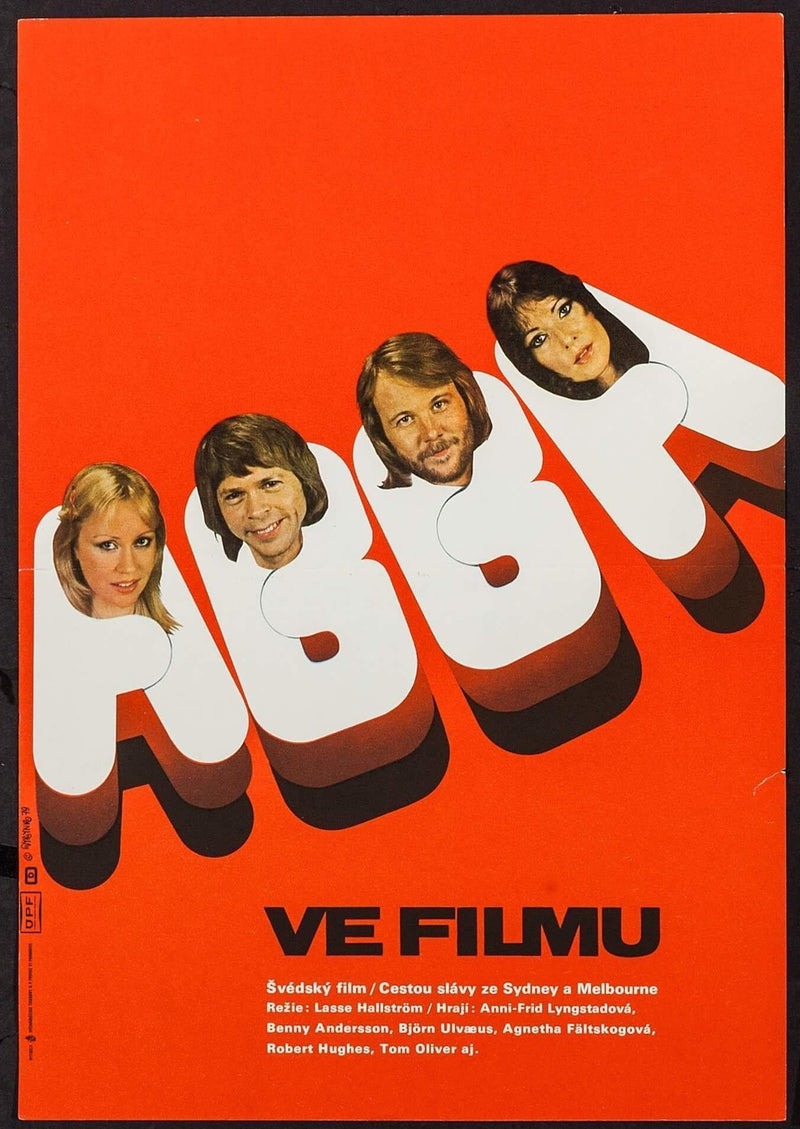 Abba Czech Mini (11x16) Original Vintage Movie Poster