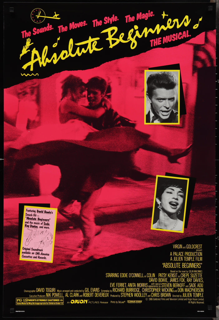 Absolute Beginners 1 Sheet (27x41) Original Vintage Movie Poster