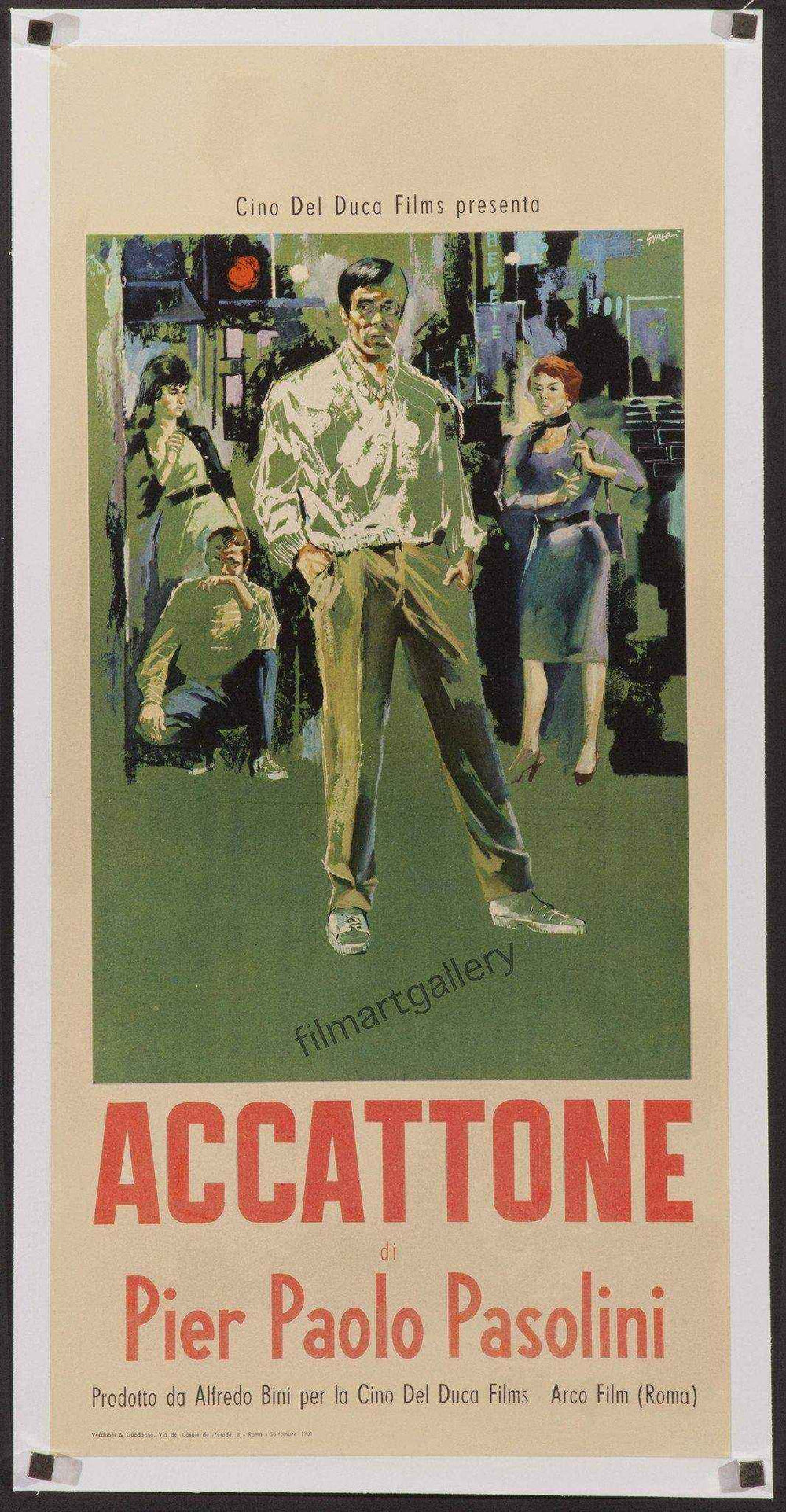 Accattone Original Vintage Movie Poster