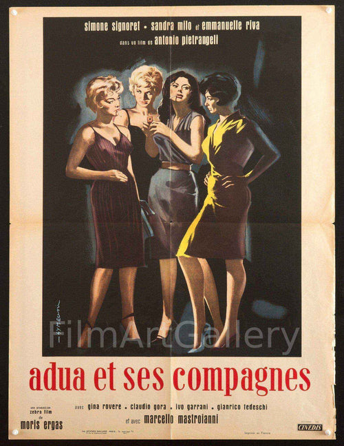 Adua et Ses Compagnes Original Vintage Movie Poster