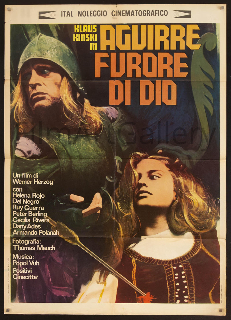 Aguirre, The Wrath of God Italian 2 foglio (39x55) Original Vintage Movie Poster