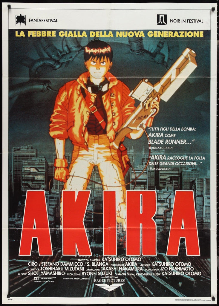 Akira Italian 2 Foglio (39x55) Original Vintage Movie Poster