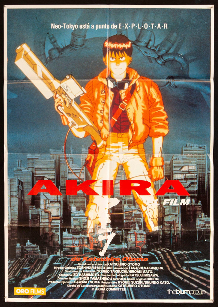 Akira Original Vintage Movie Poster