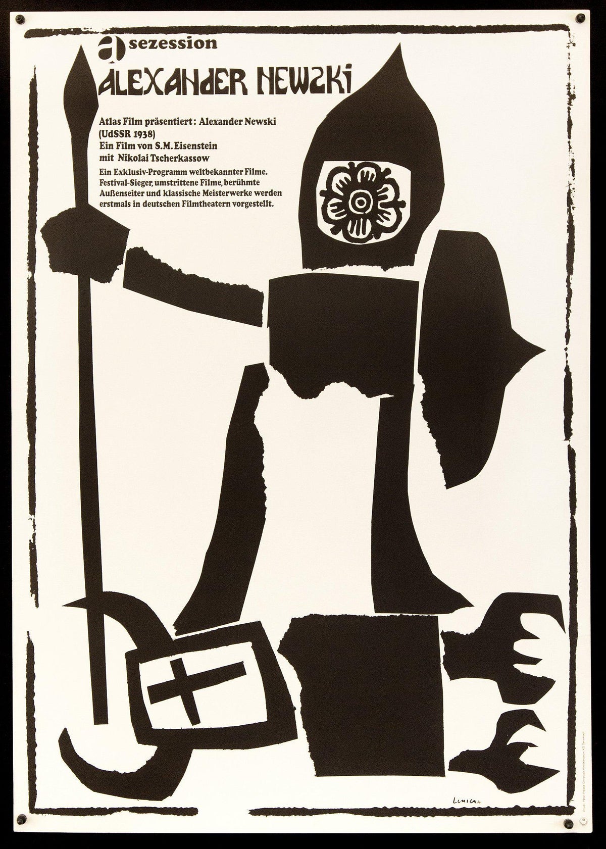 Alexander Nevsky Original Vintage Movie Poster