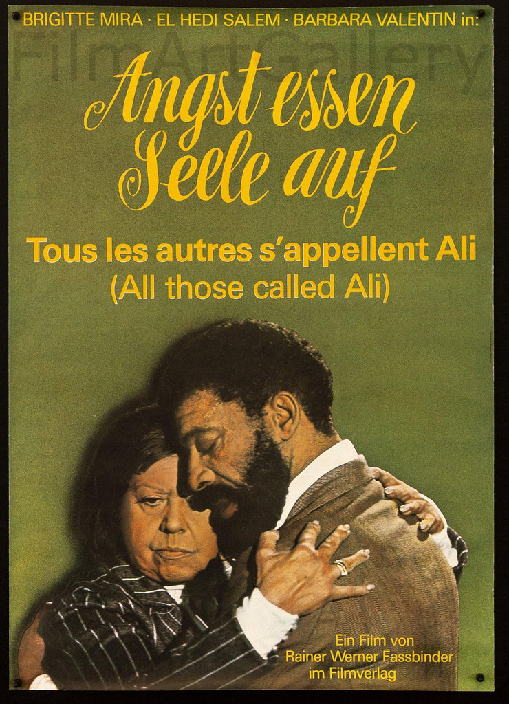 Ali Fear Eats the Soul Original Vintage Movie Poster