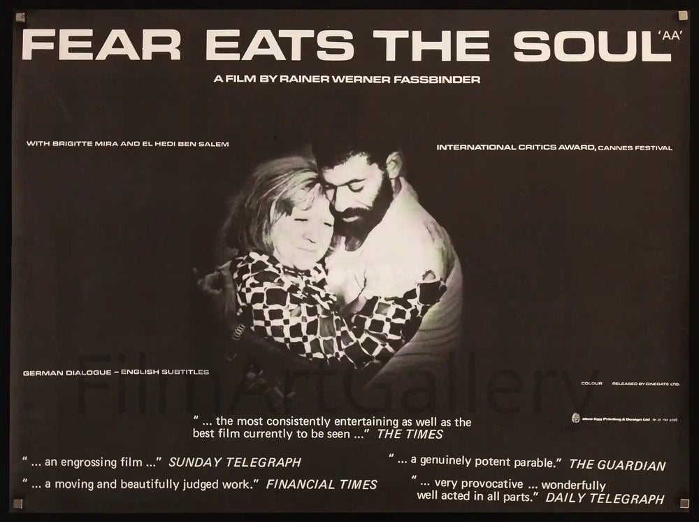Ali Fear Eats the Soul Original Vintage Movie Poster