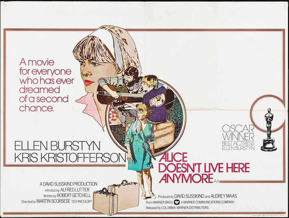 Alice Doesn't Live Here Anymore Original Vintage Movie Poster