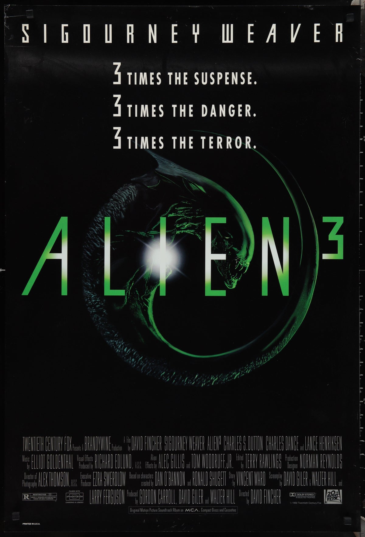 Alien 3 Original Vintage Movie Poster
